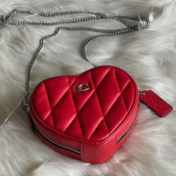 CE766 - Coach Heart Crossbody 14 with Pillow Quilting - Picture 5 of 13